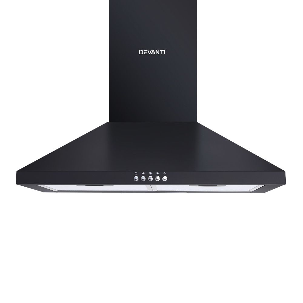 Campana extractora Devanti de 600 mm Campana extractora de 60 cm negra
