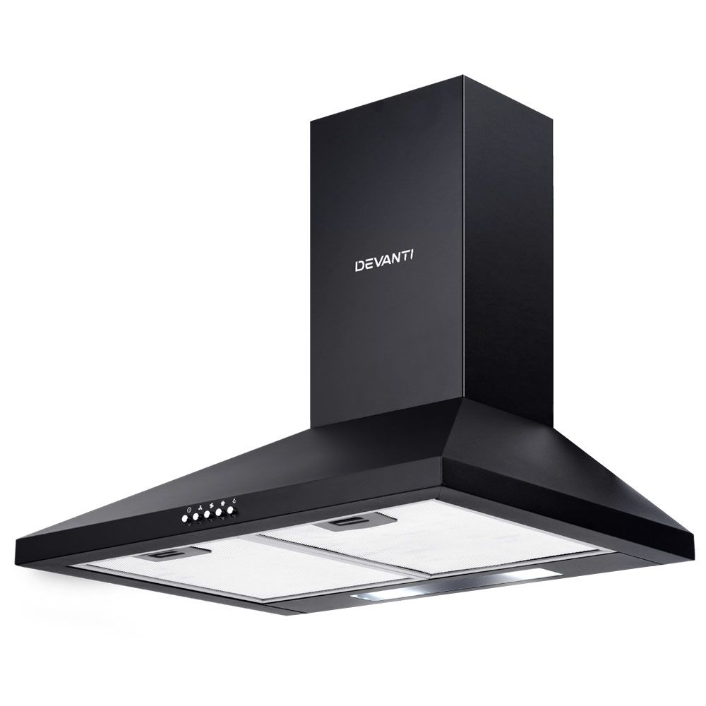 Campana extractora Devanti de 600 mm Campana extractora de 60 cm negra