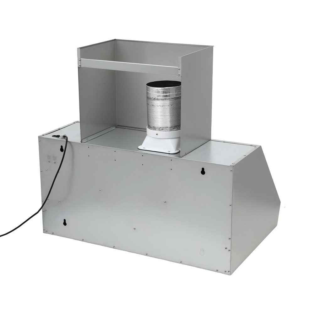 Devanti 900mm Range Hood 3-Speed Fan LED Display Remote Control