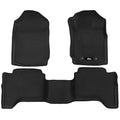 Weisshorn Car Floor Mats Rubber Fits Ford Ranger PX PX2 PX3 Dual Cab 2011-2022 3D - YDS.com.au