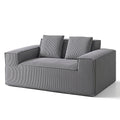 Artiss 2 Seater Sofa Loveseat Sofas Bed Couch No Assembly Corduroy Small Couches Apartement - YDS.com.au
