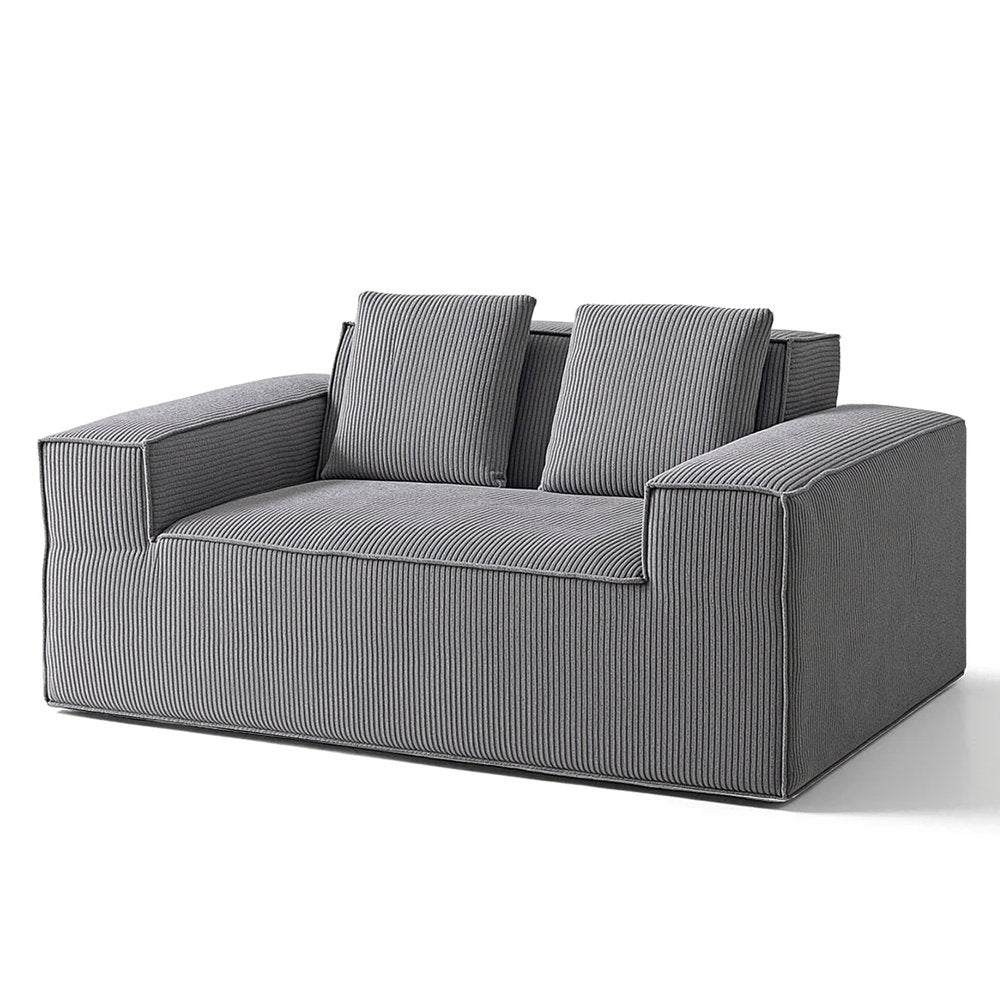 Artiss 2 Seater Sofa Loveseat Sofas Bed Couch No Assembly Corduroy Small Couches Apartement - YDS.com.au