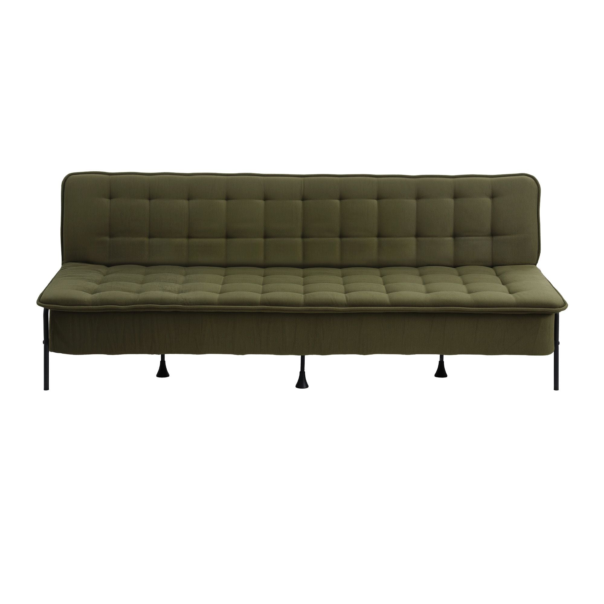 Artiss Sofa Bed, 1.9m 3-Seater Soft Innerspring Adjustable Couch Futon Chair for Apartment Dorm Living Room Office Study Bedroom, Green