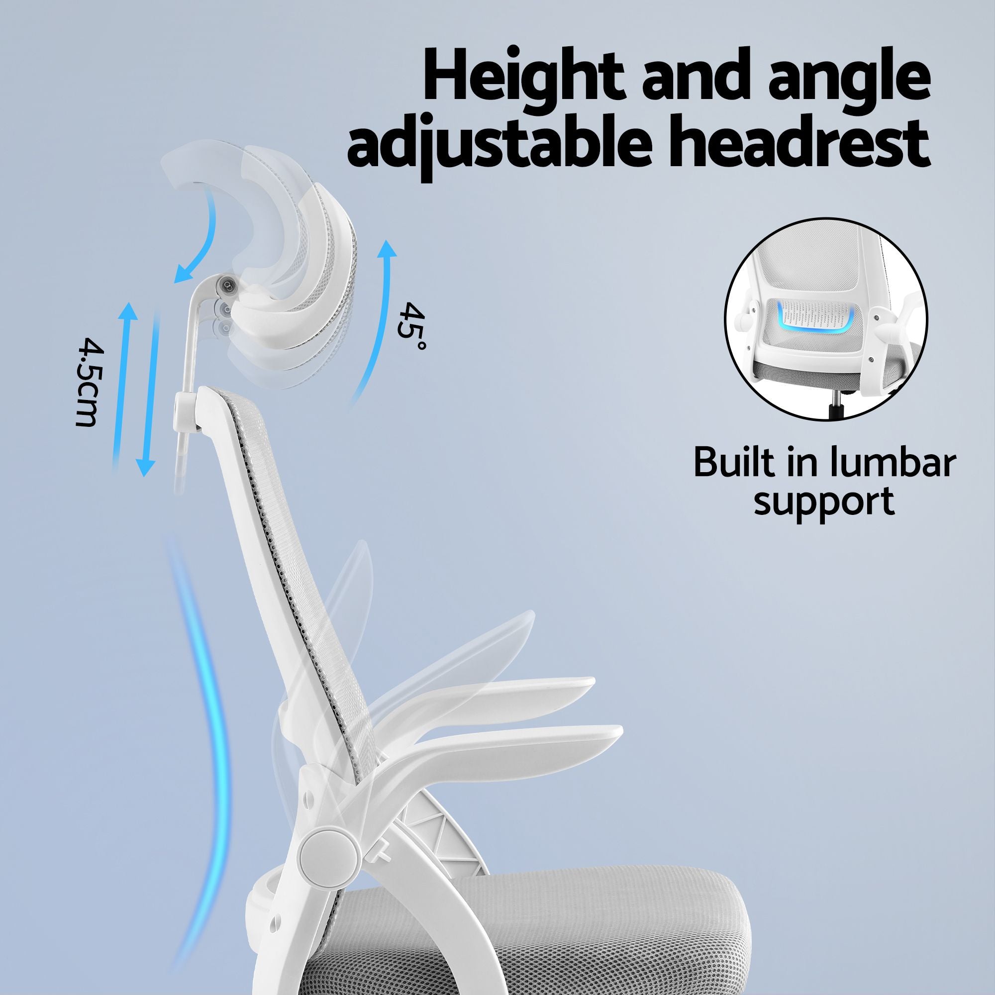Artiss Standing Desk Office Chair Sit Stand Ergonomic Combo 140cm White