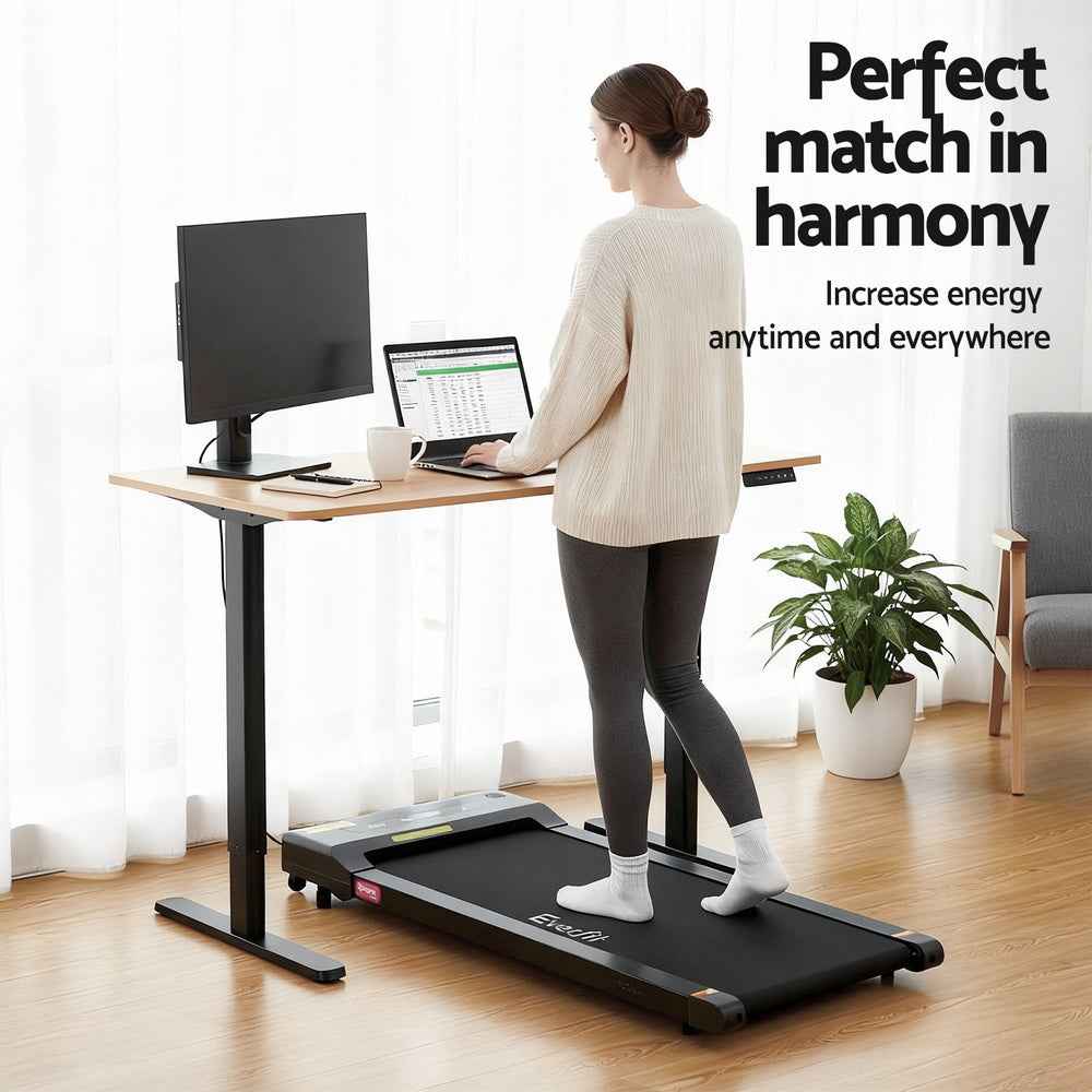 Artiss Electric Treadmill with 120cm Automatic Standing Desk Walking Pad 400mm