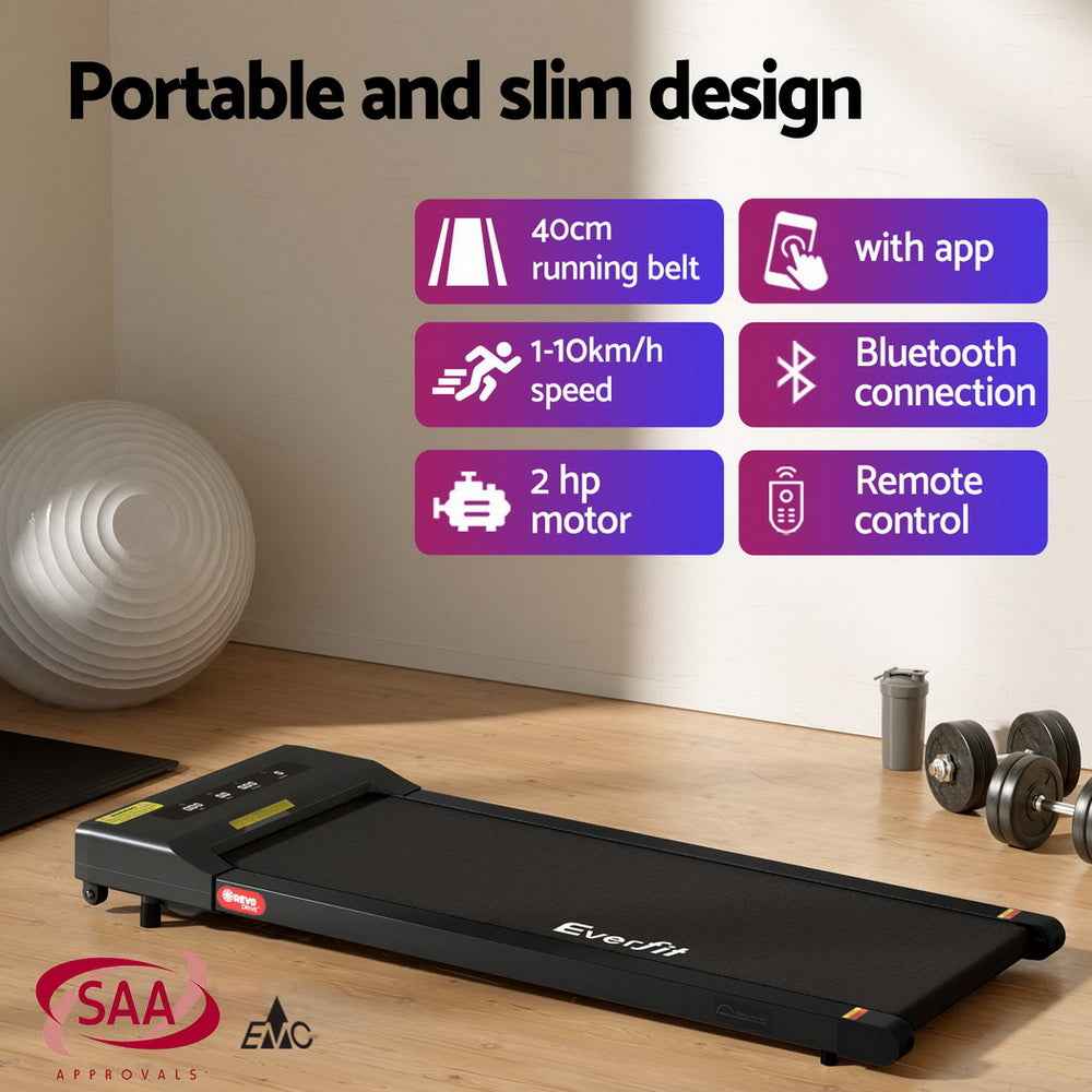 Artiss Electric Treadmill with 120cm Automatic Standing Desk Walking Pad 400mm