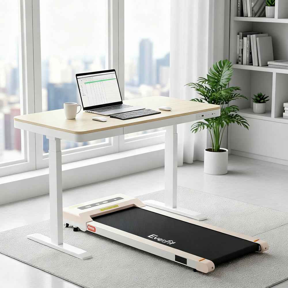 Artiss Electric Treadmill with 120cm Automatic Standing Desk Walking Pad 360mm