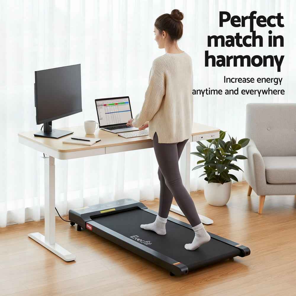 Artiss Electric Treadmill with 120cm Automatic Standing Desk Walking Pad 400mm