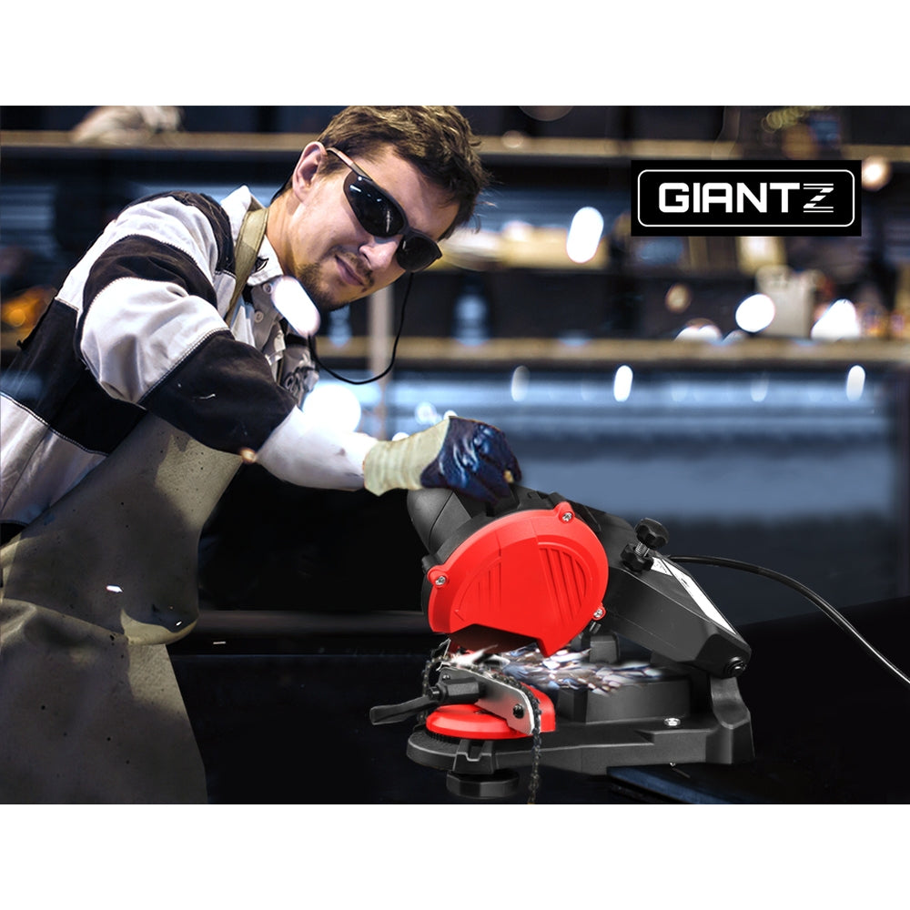 Giantz Chainsaw Sharpener Electric Chain Blade Sharpening Tool Grinder - YDS.com.au