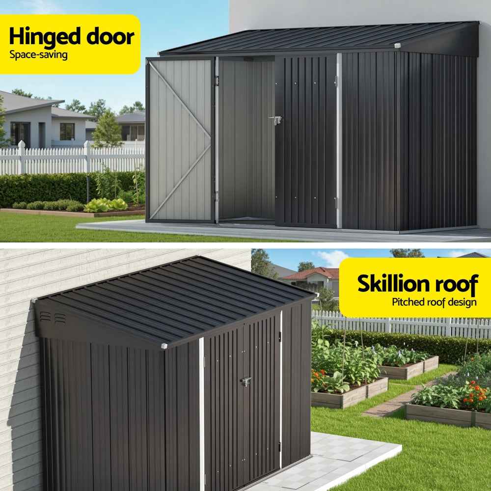 Giantz Garden Shed Galvanised Steel 3.05x1.5M Outdoor Storage Shed Workshop House Shelter