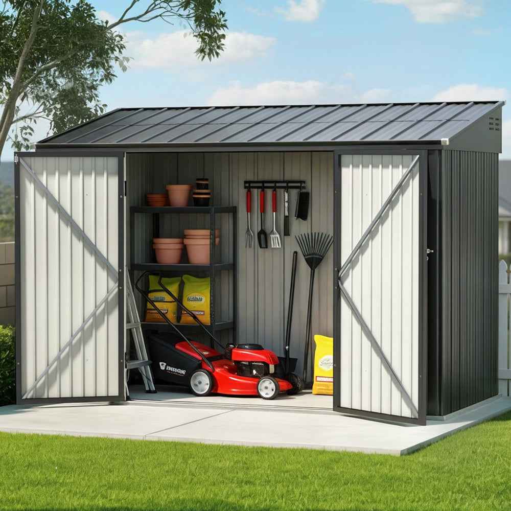 Giantz Garden Shed Galvanised Steel 3.05x1.5M Outdoor Storage Shed Workshop House Shelter