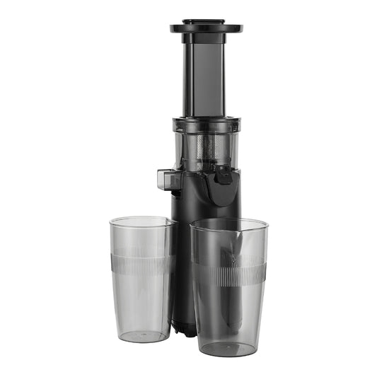 Exprimidor de frutas de prensado en frío Devanti Slow Juicer de 130 W, color negro