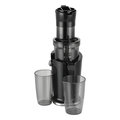 Exprimidor de frutas de prensado en frío Devanti Slow Juicer de 200 W, color negro