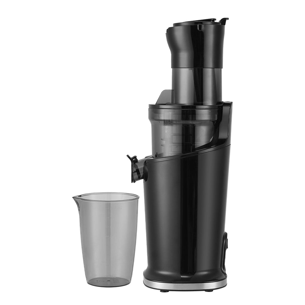 Exprimidor de frutas de prensado en frío Devanti Slow Juicer de 200 W, color negro