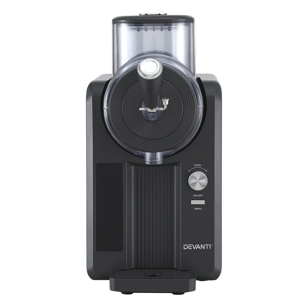 Devanti 2L Slushie Machine Ice Cream Maker Frozen Smoothies Milkshakes Black - YDS.com.au