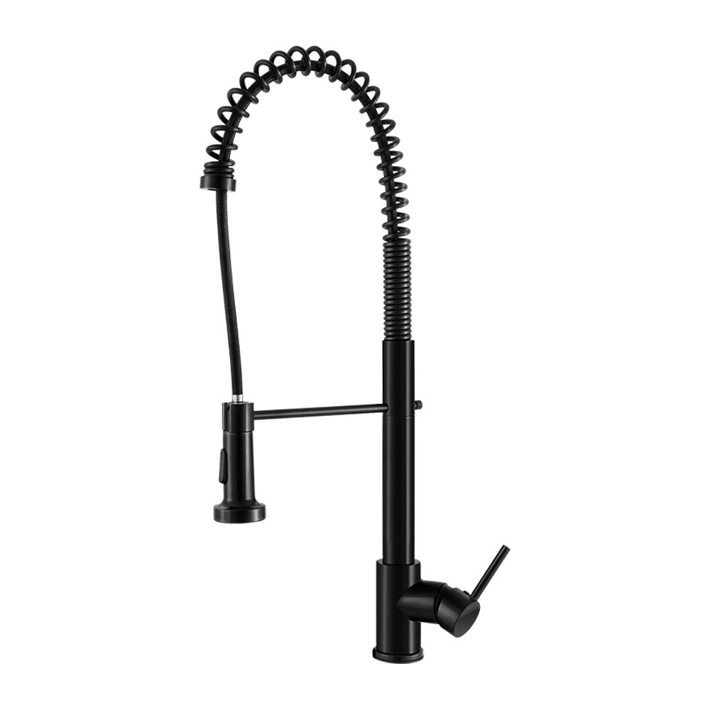 Grifo mezclador de cocina Cefito, extraíble, 2 modos, grifo para fregadero, lavabo, lavadero, color negro