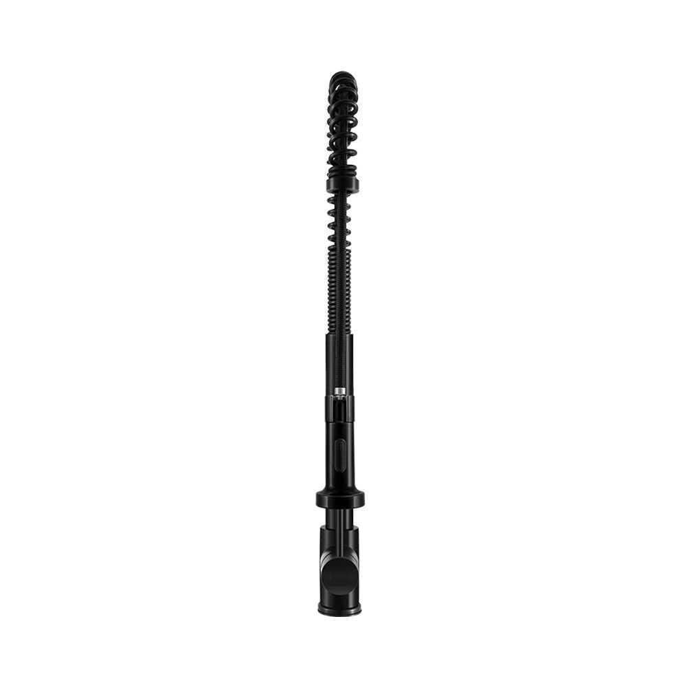 Grifo mezclador de cocina Cefito, extraíble, 2 modos, grifo para fregadero, lavabo, lavadero, color negro