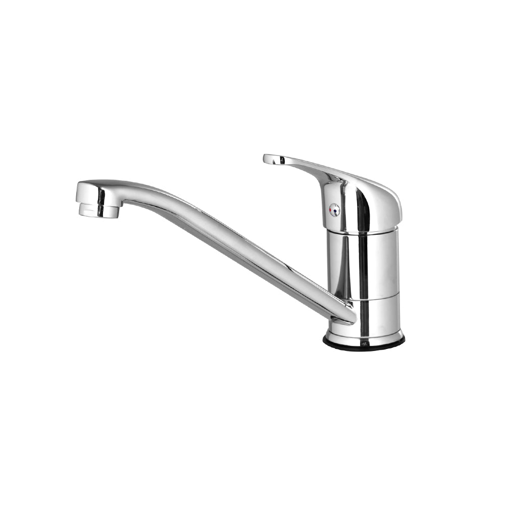 Grifo mezclador de cocina Cefito, grifo mezclador de caño largo para fregadero, lavabo, lavadero, cromado