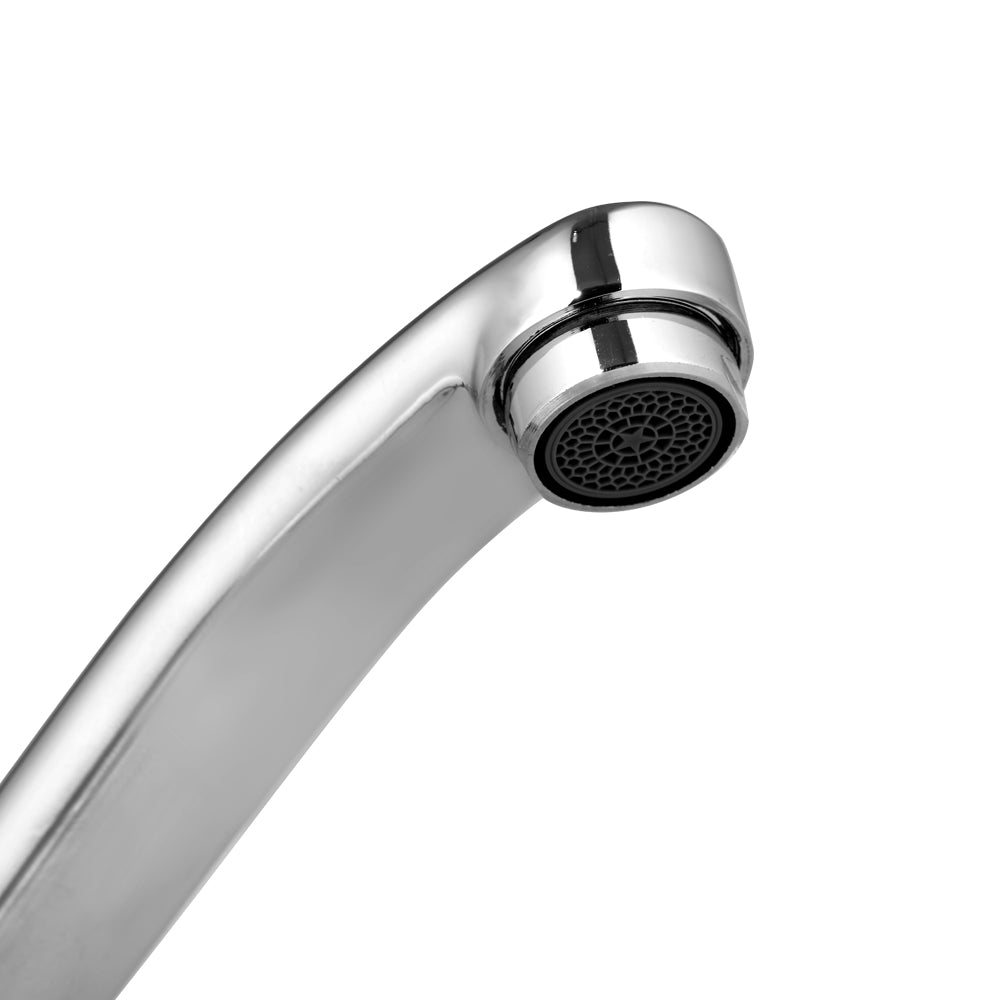 Grifo mezclador de cocina Cefito, grifo mezclador de caño largo para fregadero, lavabo, lavadero, cromado