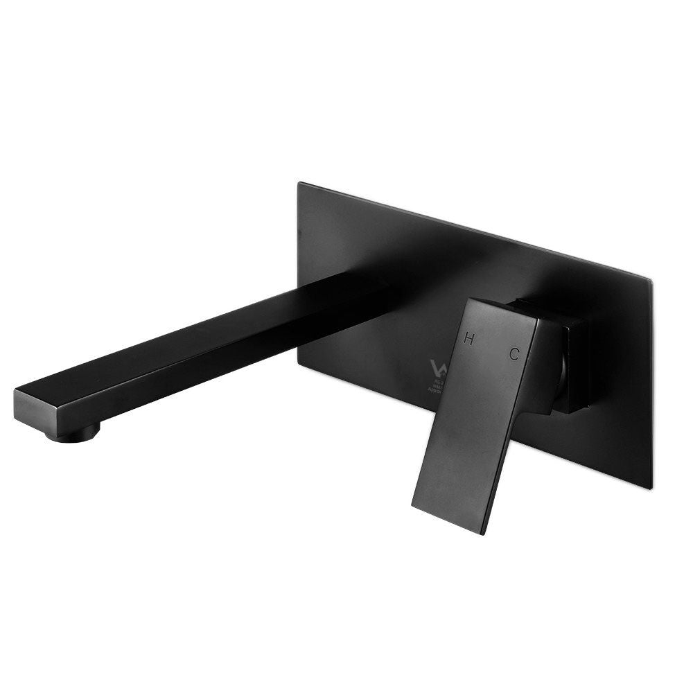 Grifo mezclador para lavabo de baño Cefito, grifo independiente para lavabo, color negro