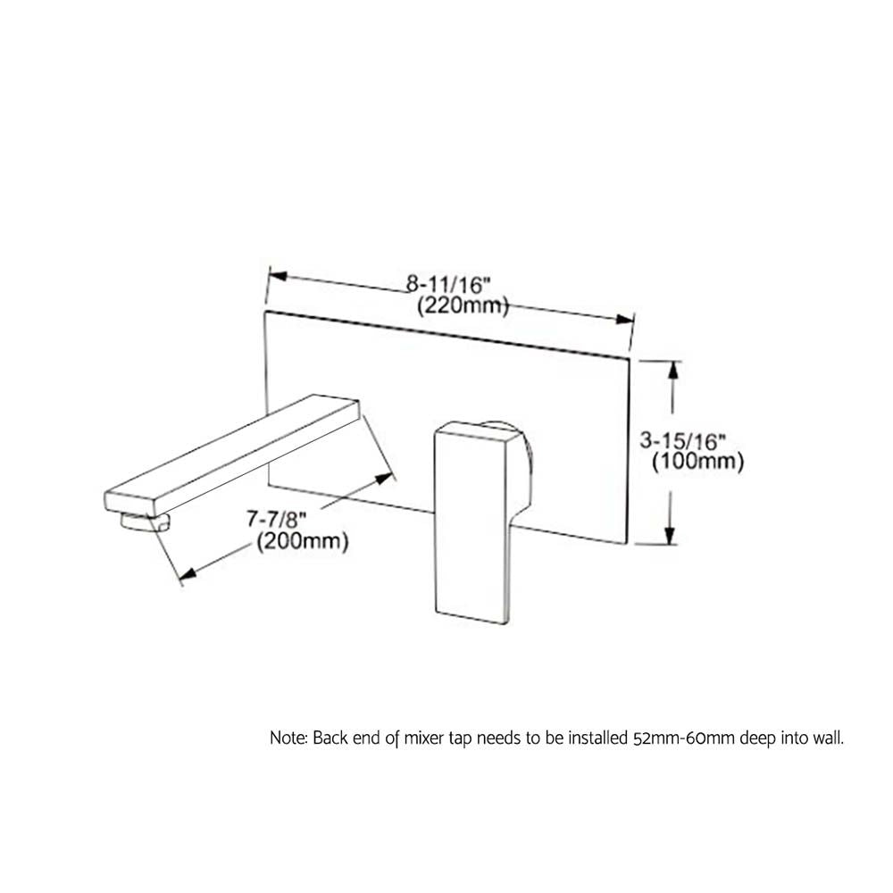 Grifo mezclador para lavabo de baño Cefito, grifo independiente para lavabo, color negro