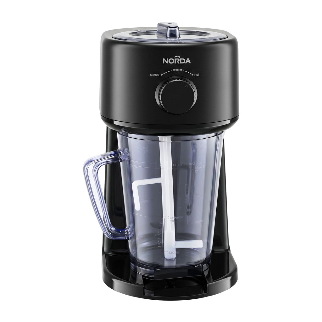 NORDA 1.1L Slushie Machine Shaved Ice Maker 3 Texture Levels Black