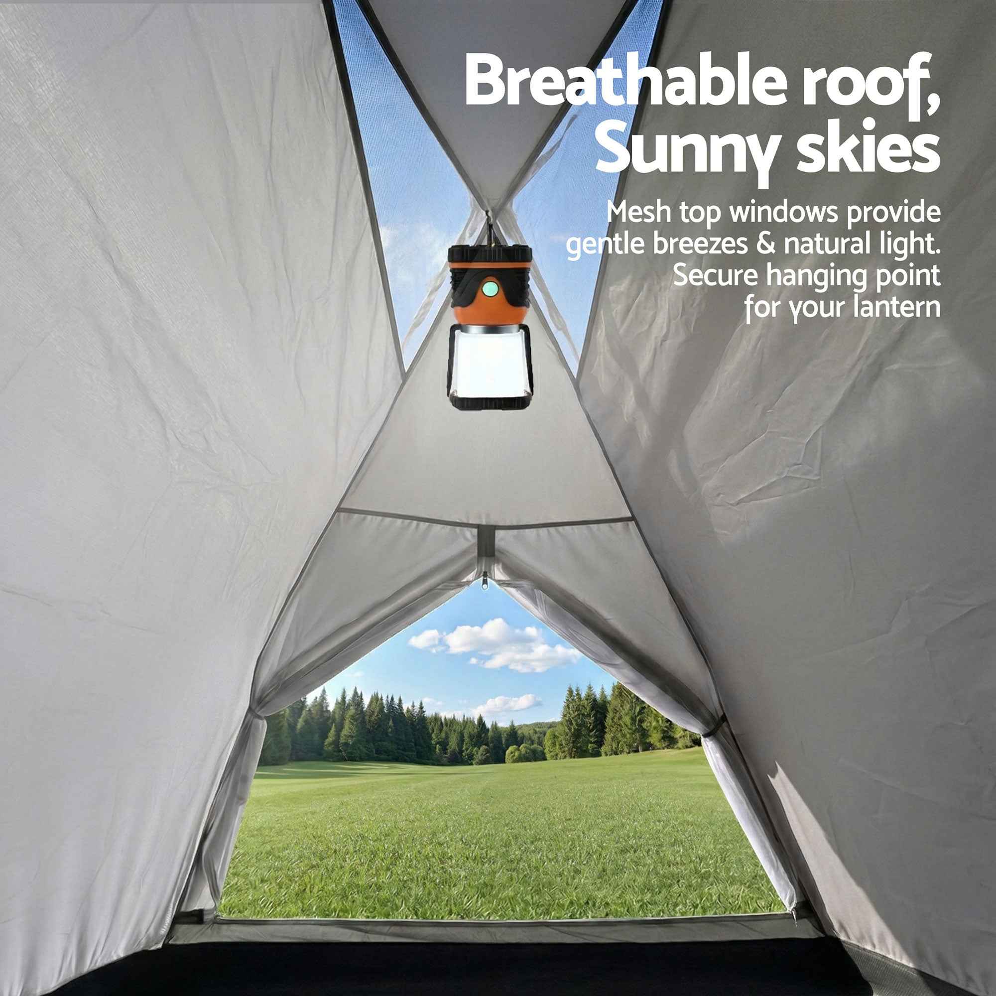 Weisshorn 2 Person Instant Pop Up Camping Tent Automatic Waterproof Hiking Beach