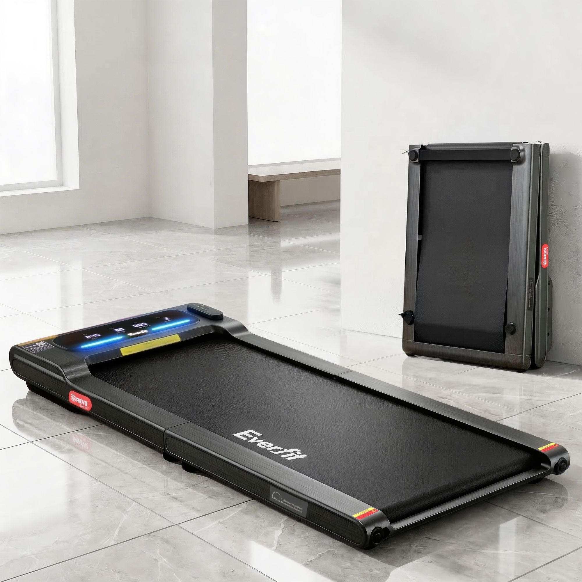 Everfit Walking Pad Treadmill 2 in 1 Foldable Under Desk for Home Gym With 38cm Belt With APP