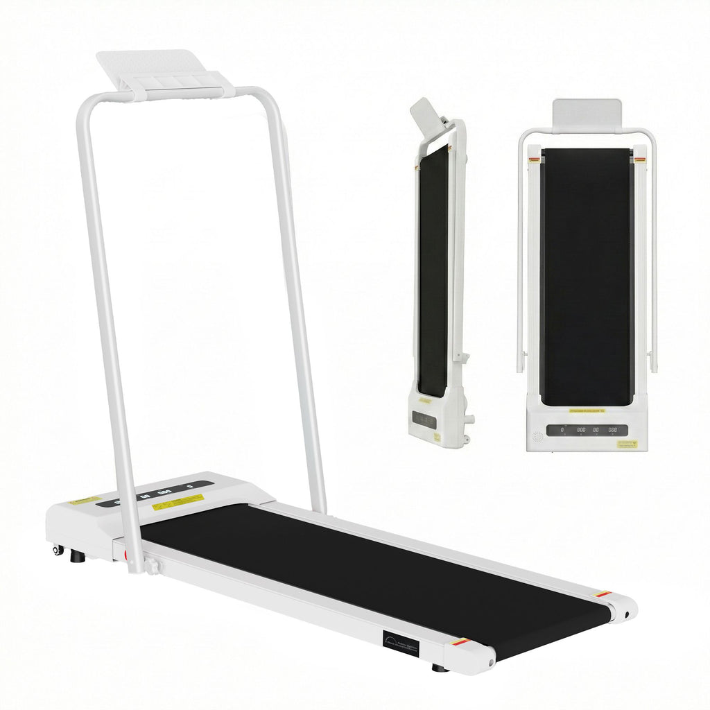 Everfit 2 in 1 Treadmill Electric Walking Pad Under Desk Home Gym Fitness 380mm White