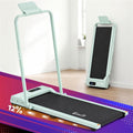 Everfit 3 in 1 Walking Pad Treadmill 12% Incline Foldable Under Desk Treadmills for Home 38cm Green