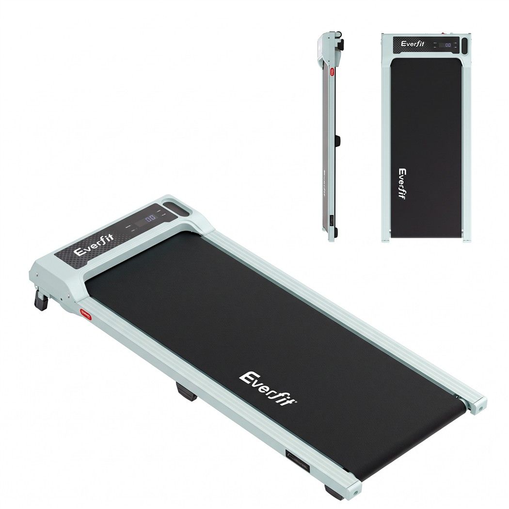 Everfit 3 in 1 Walking Pad Treadmill 12% Incline Under Desk Treadmills for Home Gym 40cmBelt Green