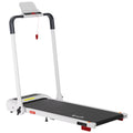 Everfit Treadmill Electric Walking Pad with Incline Foldable for Home Gym White