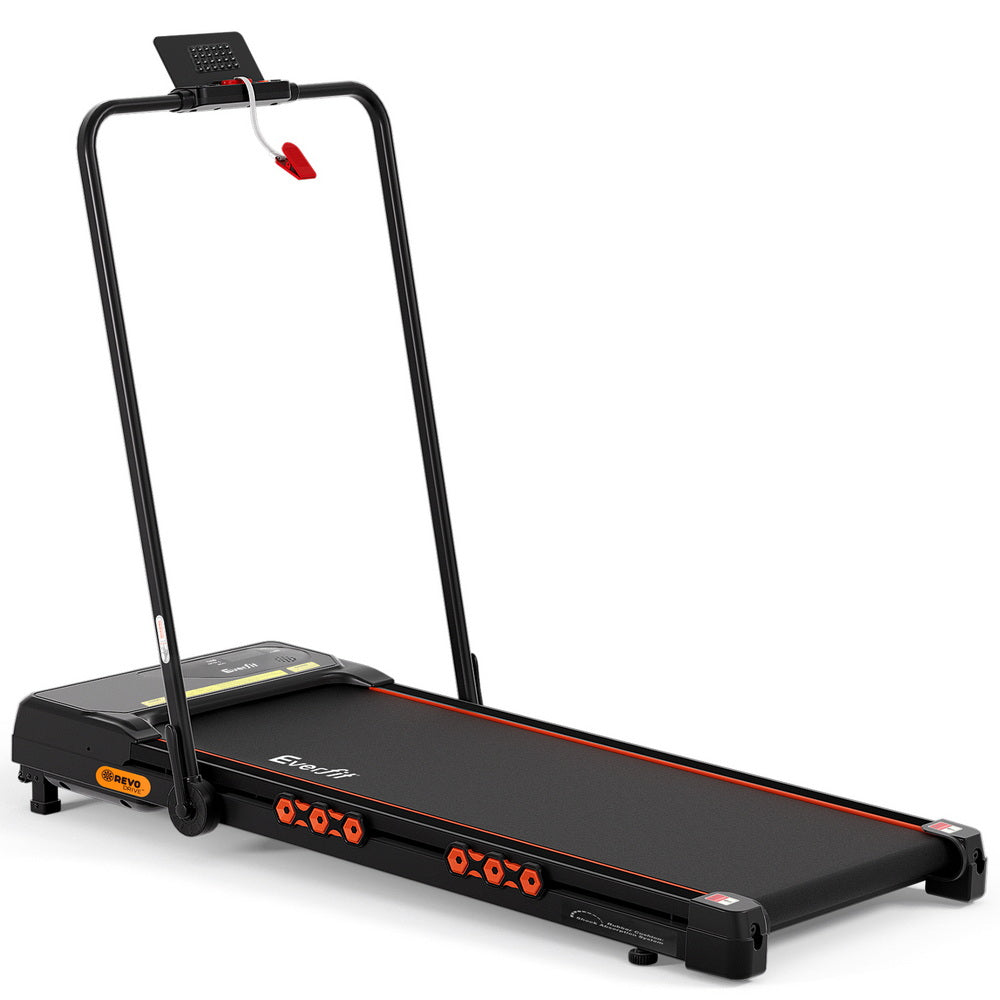 Everfit Treadmill Electric Walking Pad Auto Incline Foldable for Home Gym Black - YDS.com.au