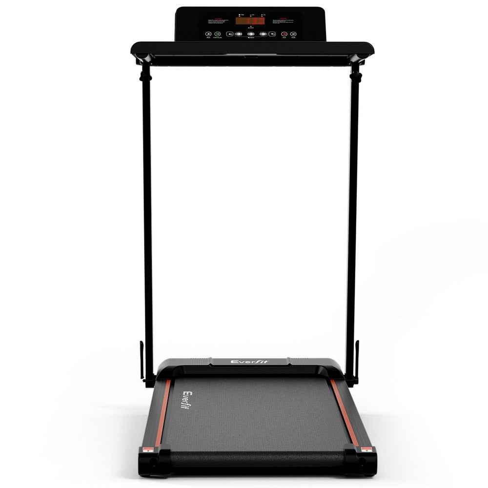 Everfit Treadmill Electric Walking Pad Foldable Incline for Home Office Gym Black