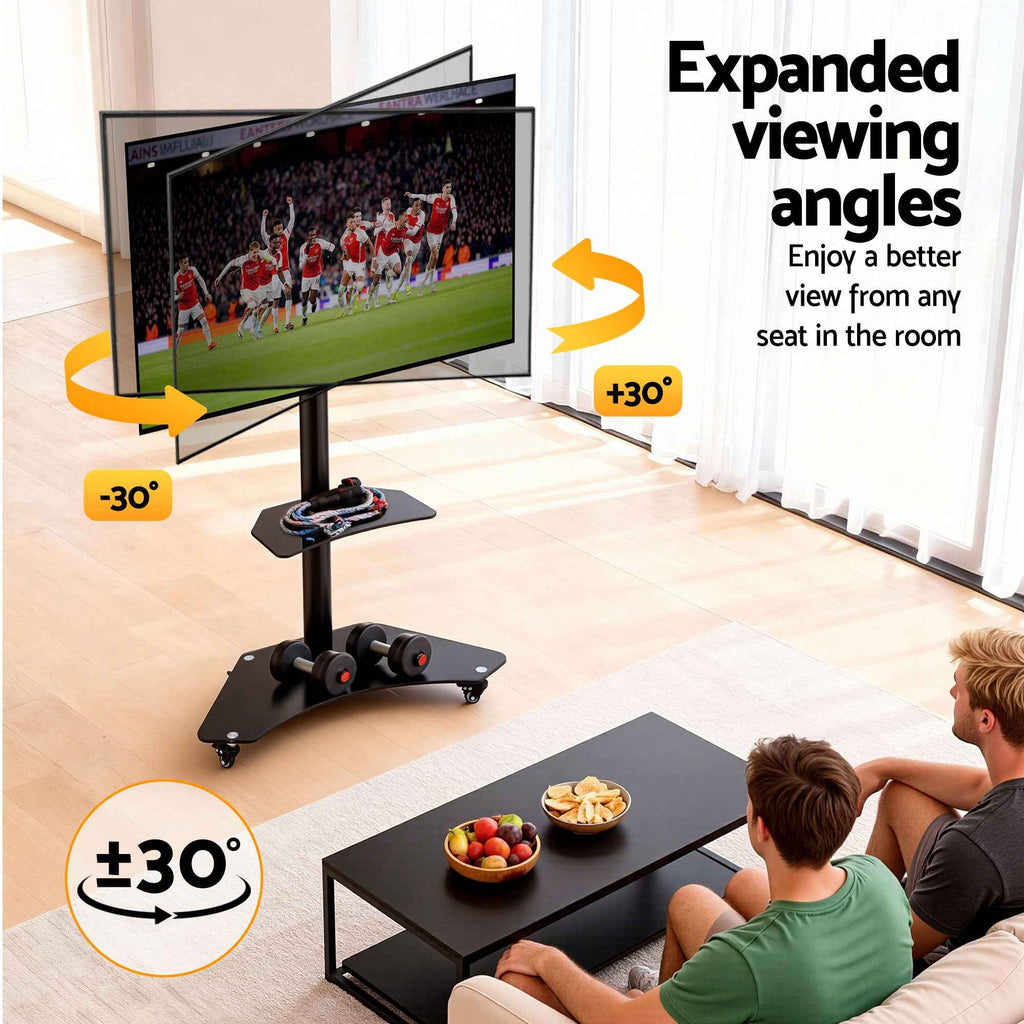 Artiss 40-100" TV Stand Mount Bracket Universal Adjustable Height with Wheels
