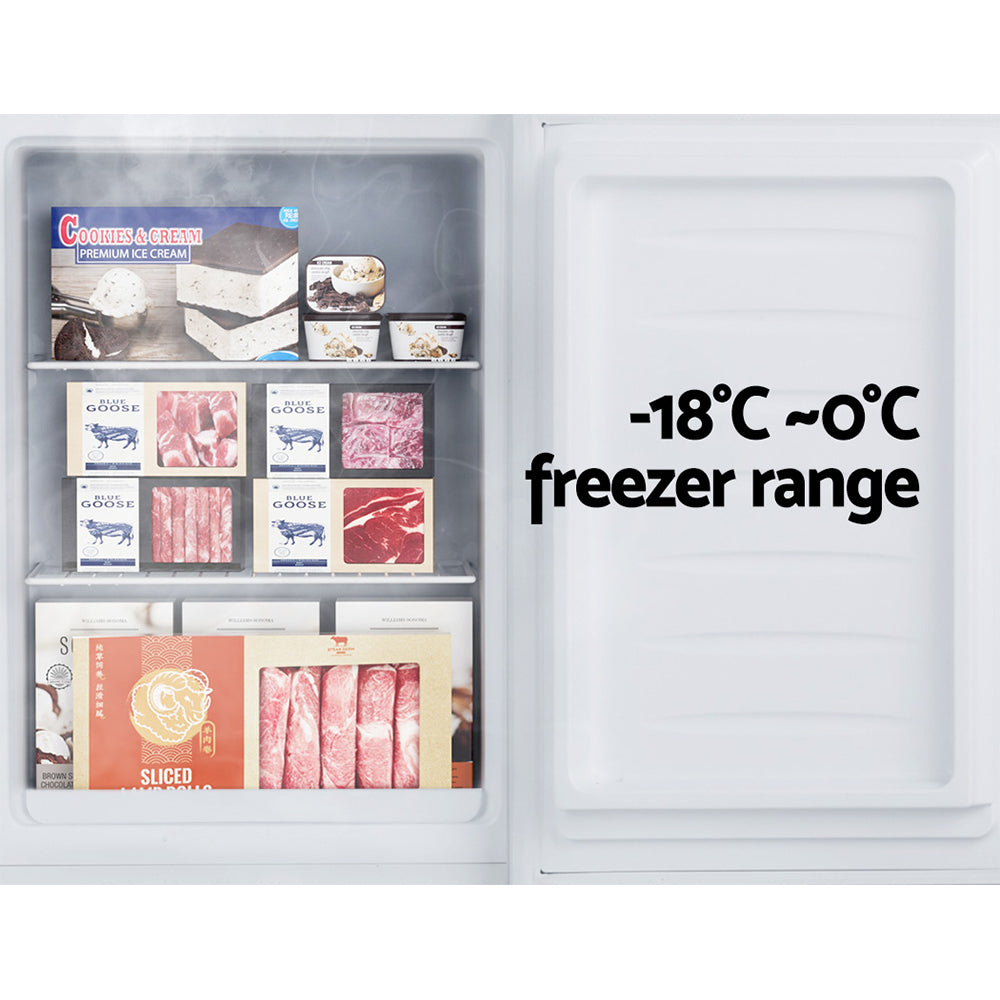 Devanti 42L Upright Freezer Fridge White