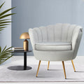 Sillón Artiss Terciopelo Gris Callista 