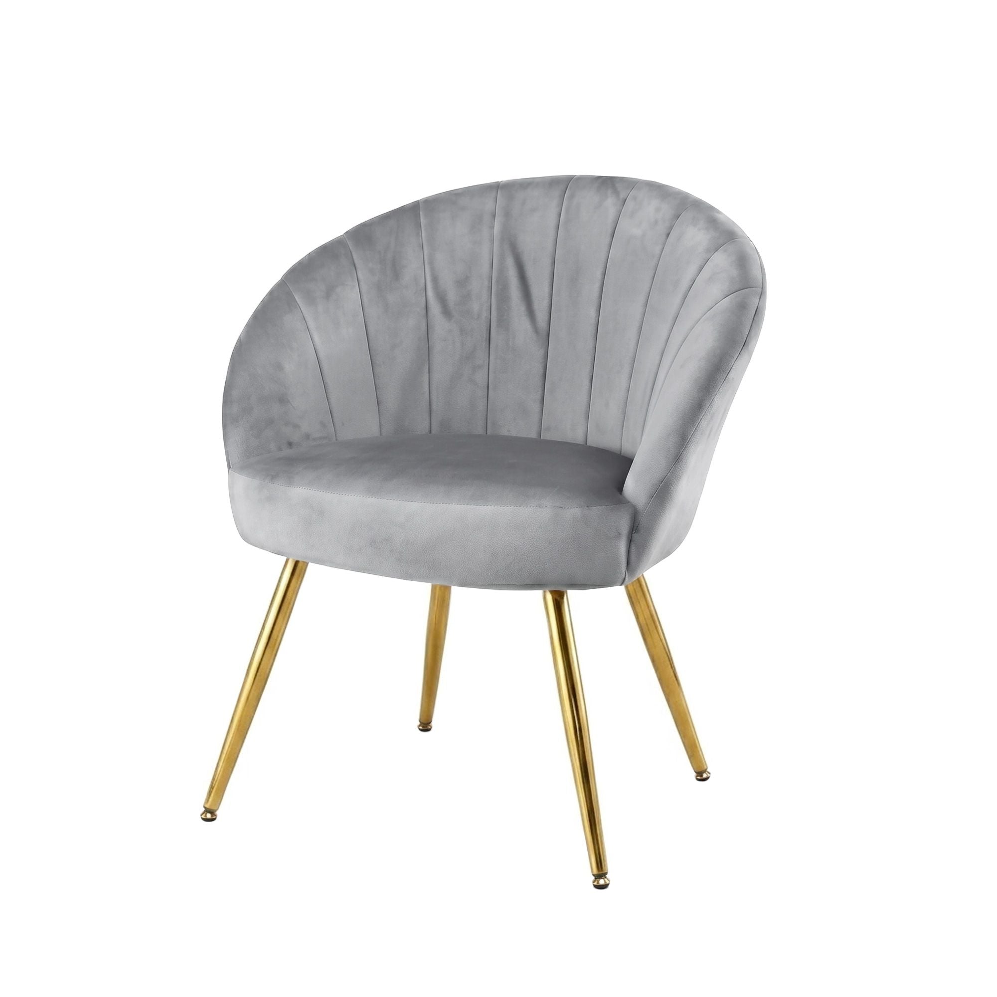 Sillón Artiss Terciopelo Gris Eloise