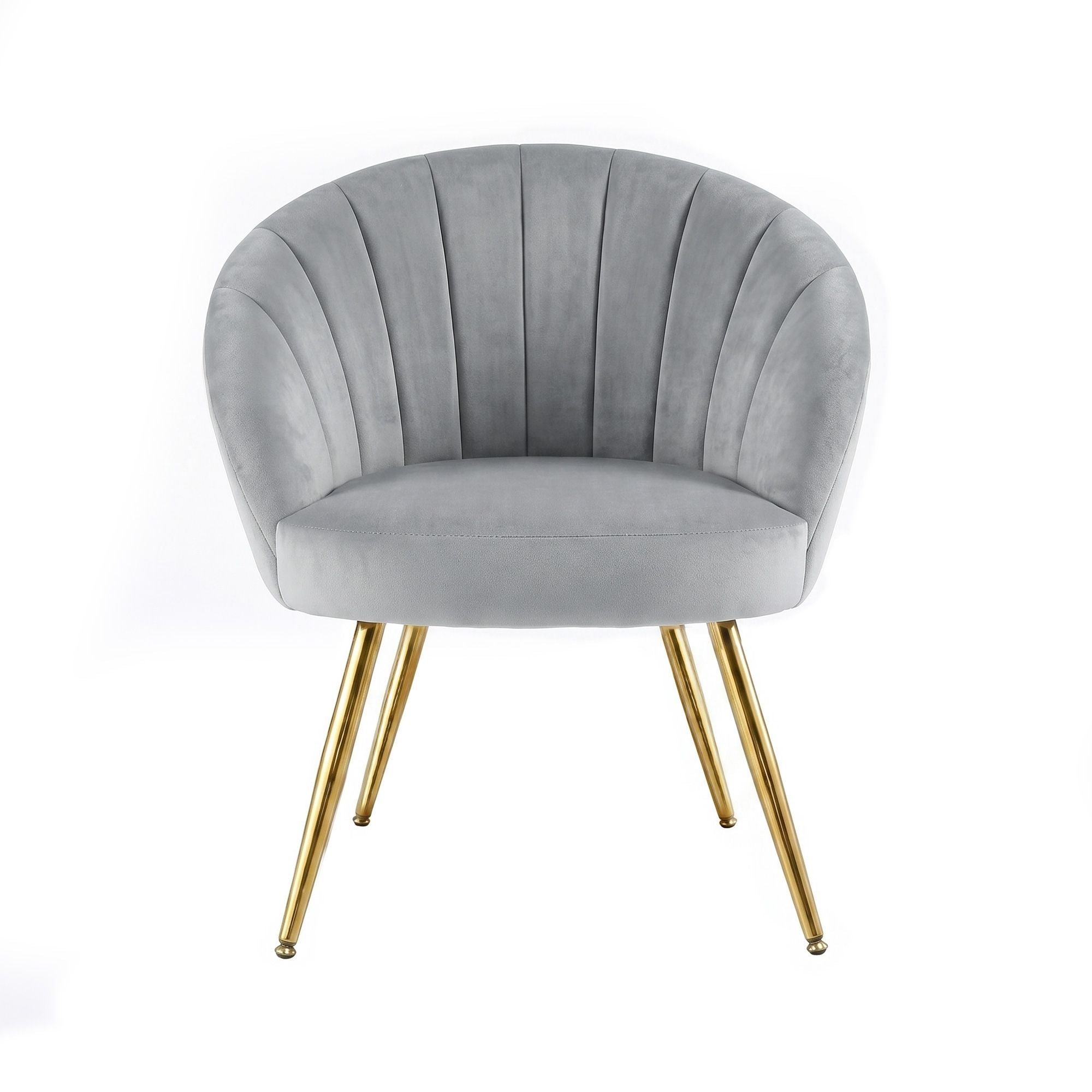 Sillón Artiss Terciopelo Gris Eloise