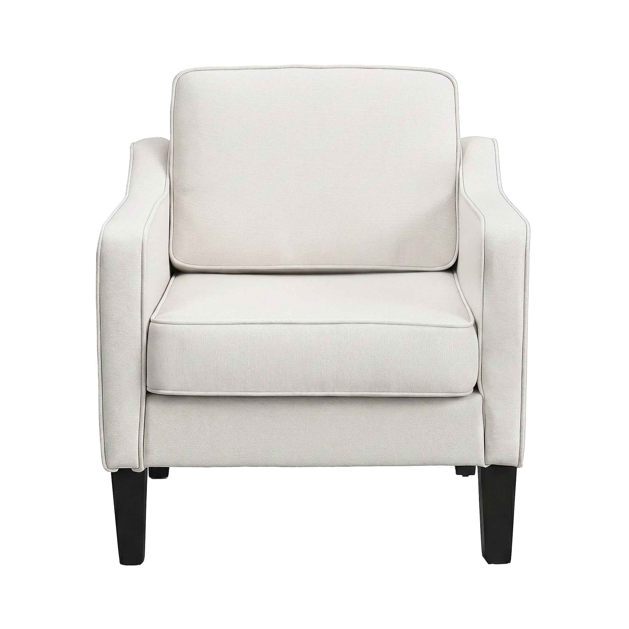Artiss Armchair Lounge Accent Chair Linen Fabric Beige