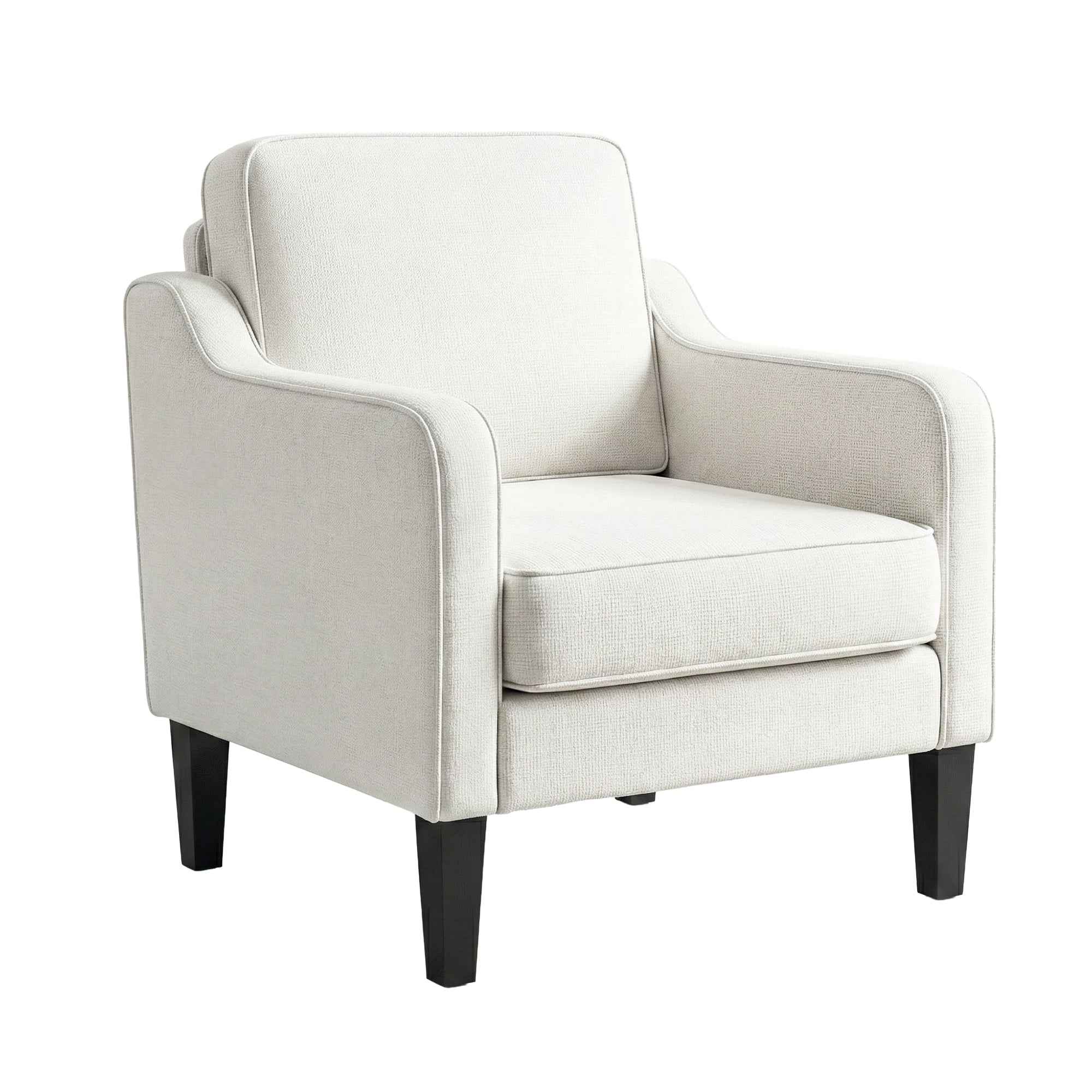 Artiss Armchair Lounge Accent Chair Linen Fabric Beige