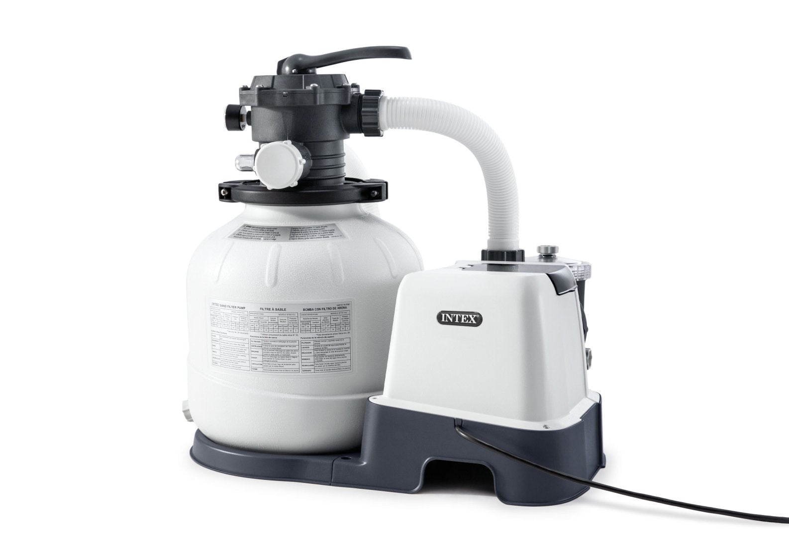 Intex Krystal Clear Sand Filter Pump and Saltwater Pool Chlorine System - 26676