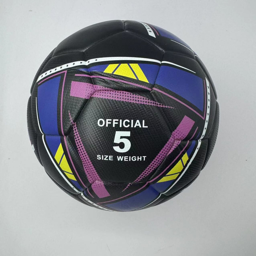 Limited edition commemorative black and white No. 5 Ball - Made of high-quality PU material, explosion-proof, waterproof, wear-resistant, soft, suitable for competitions, training, collection, indoor/outdoor sports, Christmas, Christmas Eve, Ramadan, birt