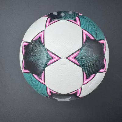 Commemorative high-quality No. 5 football - made of PU material, explosion-proof, waterproof, wear-resistant, soft and does not hurt feet. Three-piece set of net bag, air needle and air pump, suitable for competitions, training, indoor/outdoor entertainme