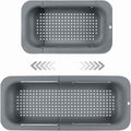 Expandable Sink Strainer - Food Grade Pp Material - Effective Drainage Holes - Quick Drying Rack For Dishes - Easy To