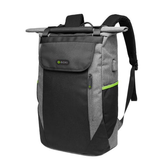 Mochila enrollable MOKI Odyssey: se adapta a una computadora portátil de hasta 15,6" 