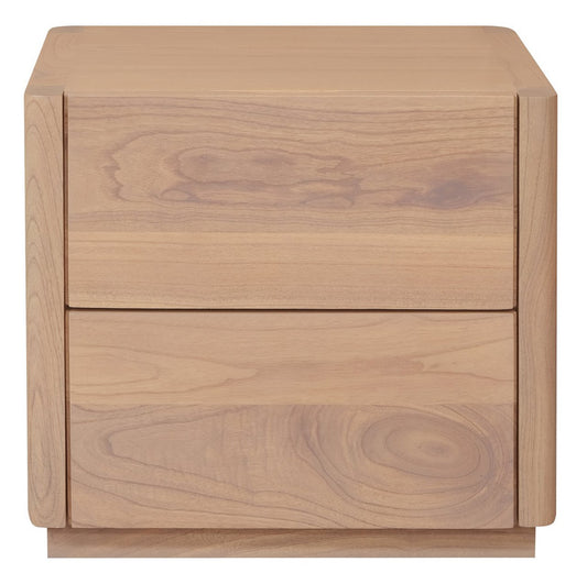 Gatsby 2-Drawer Bedside Table (Natural)