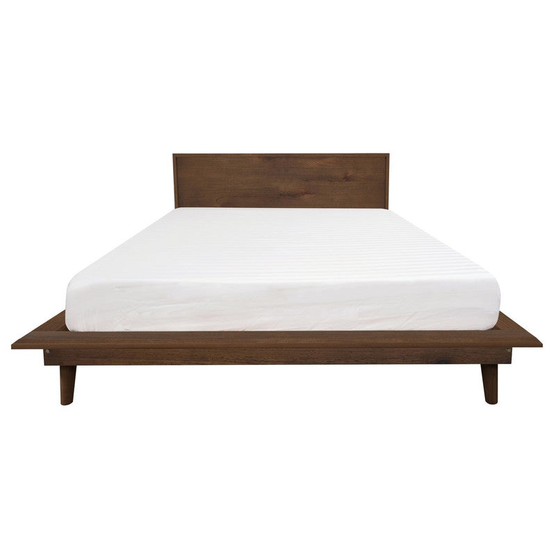 Gatsby Platform Queen Bed (Walnut)