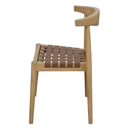 Elliot Leather Dining Chair (Natural)