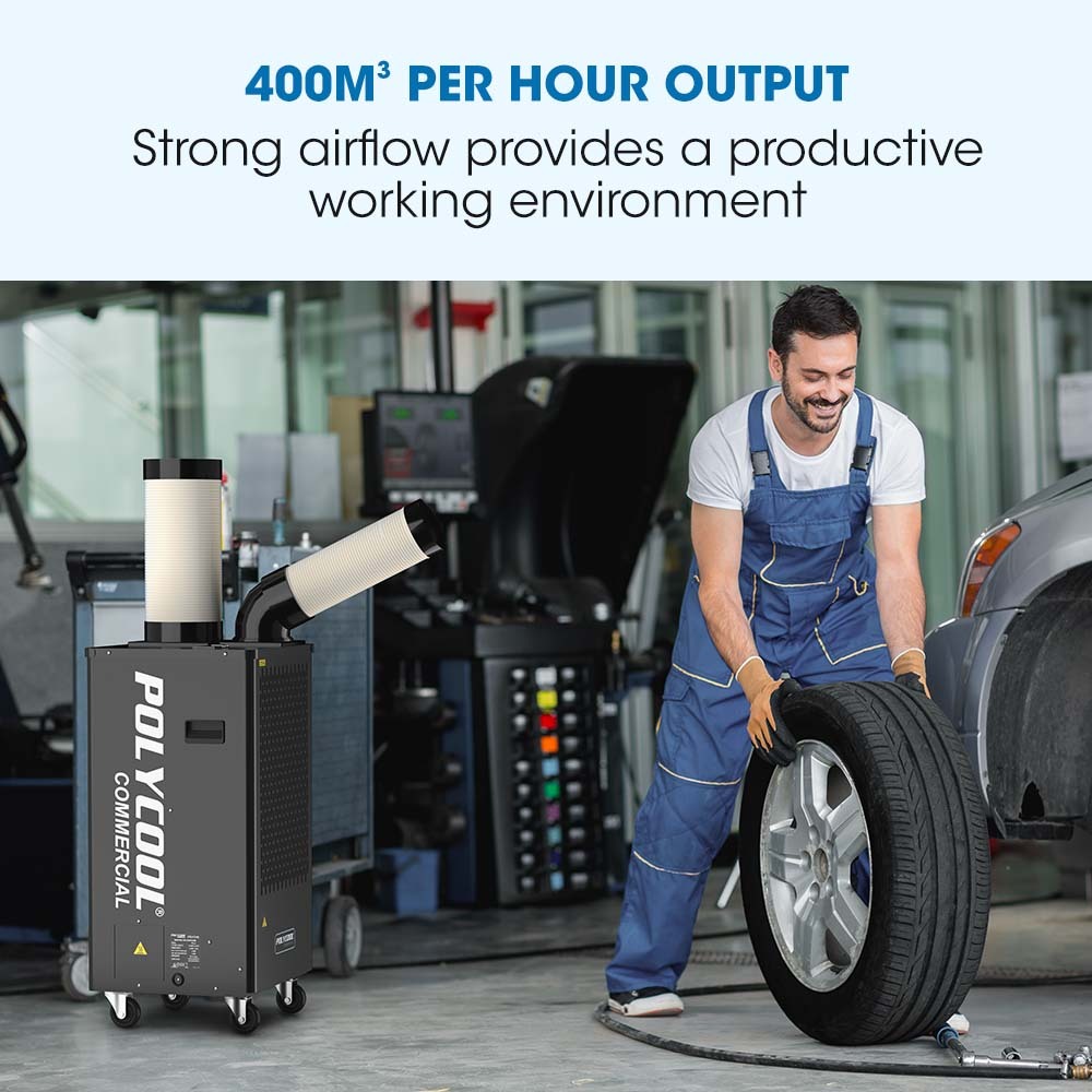 POLYCOOL 2.7kW Portable Industrial Spot Cooler - YDS.com.au